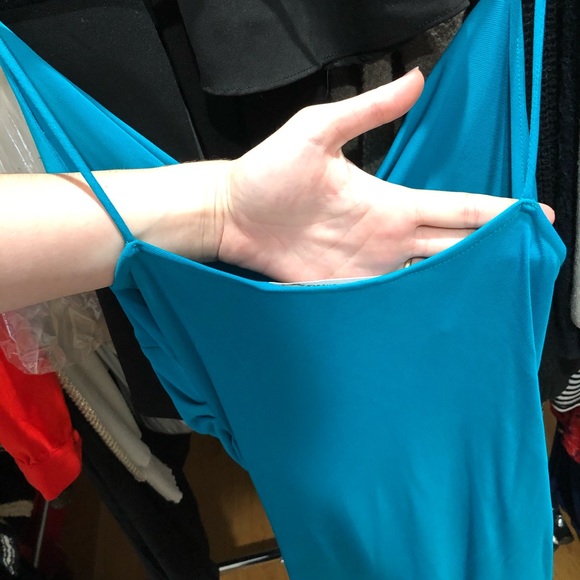 Diane von Furstenberg teal dress size 4 - Picture 5 of 5